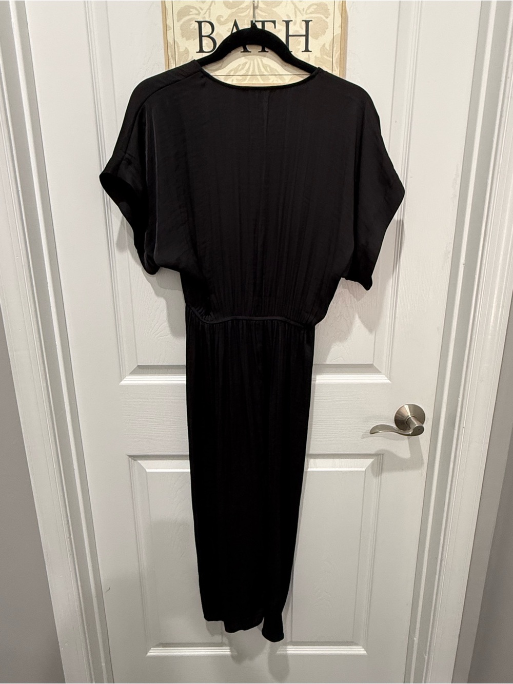 Steve Madden Black V-Neck Dress